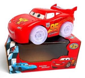 Mainan Mobil Cars Mcqueen Bumb and Go Musik dan Lampu warna warni