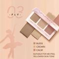 YO.U 3 in 1 Sparkling Face Palette Radiance Look. 
