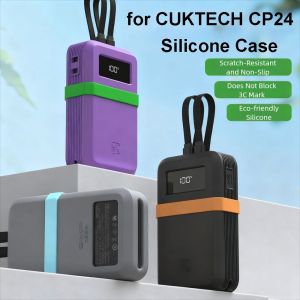 NEXTYOO Chống bụi Ốp silicone Chống sốc Màu sắc đồng nhất Vỏ bảo vệ Mềm mại Hộp đựng Cho Sạc dự phòng CUKTECH CP24 20000mAh 40W Du lịch