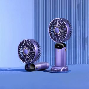 BW-C1135 Kipas Angin Lipat Mini 5-Speed Wind Led Display dengan Aromaterapi USB 10000mAh Kipas Leher