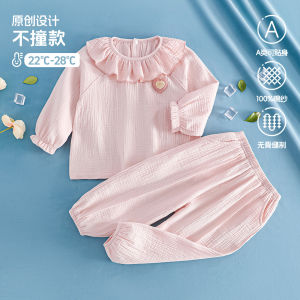 2026 Baby a Spring and summer pullover two-piece set for boys and girls simple baby spring clothing