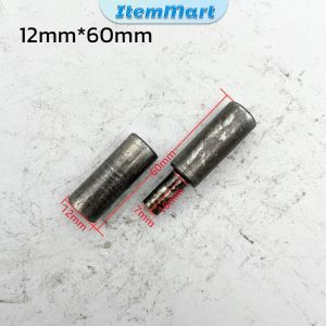 ItemMart Metal Cylindrical Hinge Welded Round Barrel Iron Shaft Gate Door Hinge