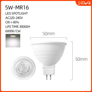 หลอดไฟ Led MR16 GU10โคมไฟ LED 5W 6W LED สปอตไลท์หลอดไฟประหยัดพลังงานหลอดไฟในบ้าน