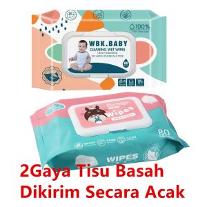 TISSUE BASAH BABY TISU BASAH BAYI ISI 80 LEMBAR MURAH BABY WET TISSUE BABY Tanpa Parfum Pewangi & Alkohol