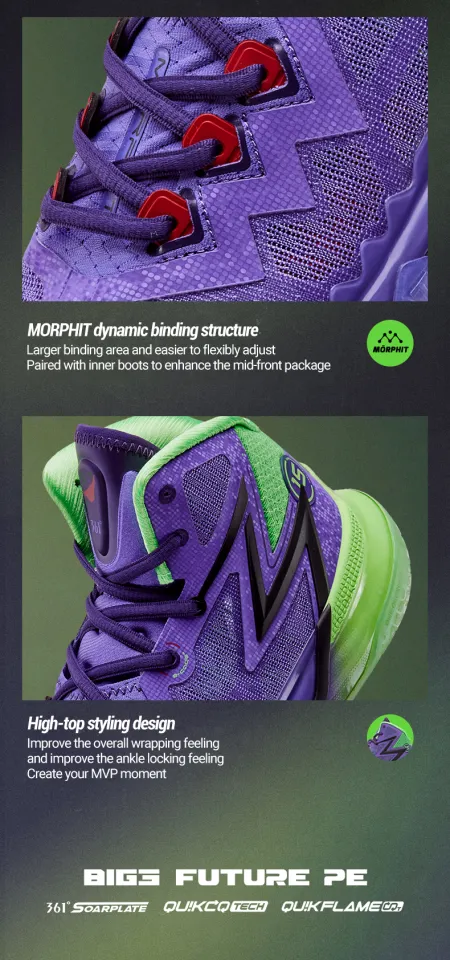 361 Degrees Nikola Jokić BIG3 Future PE Men's Shoes Cushioning