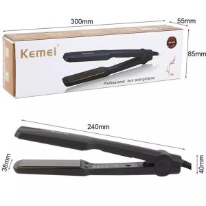 (sale) Máy Kẹp Ép Duỗi Thẳng Tóc Kemei KM329 Phủ Gốm Caremic Với 4 Mức Nhiệt Có Chỉnh Nhiệt Độ Duỗi Uốn