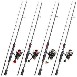 Set Joran dan Gulungan Pancing Joran Pancing 2 Bagian Kombo Putar Joran Pancing Ikan Karper Kakap Rasio Gigi Putar Joran Ikan Rasio Gigi Rasio Gigi Fishing Reel