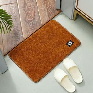 Thảm Lau Chân Kích Thước 40x60cm Chất Liệu Lông Cừu Len Mịn Siêu thấm Hút