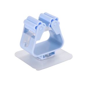 Wall Mounted Mop Hook Holder Trackless Brush Broom Umbrella Clamp Bathroom Living Room  Penyangkut Penyapu 扫把免钻洞挂勾