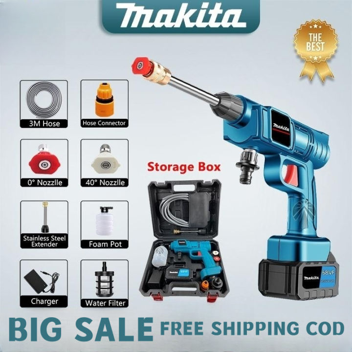 Makita%2068V%20Cordless%20Pressure%20Water%20Sprayer%20Portable%20High%20Pressure%20Car%20Washer%20Water%20Gun%20Power%20Tools%20Lithium%20Battery%20-%20Image%202