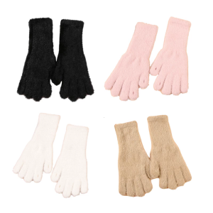 1apir Warm Fingerless Mittens Touchscreens Thermals Gloves Winter Warm Gloves for Outdoor Cycling