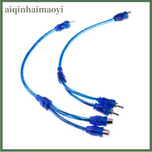 aiqinhaimaoyi 1Pc RCA female to male splitter stereo audio Y adapter cable wire connector