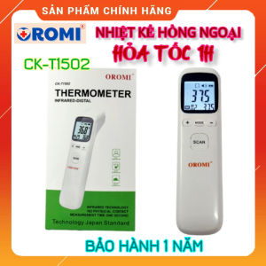 (HỏaTốc1h) Nhiệt kế hồng ngoại Oromi CK-T1502 đo nhiệt độ trán đo nước thức ăn môi trường cho bé người lớn chính hãng