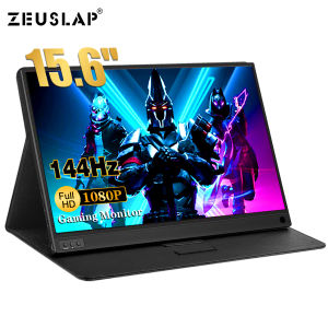 ZEUSLAP Portable Monitor 15.6" 60hz 120hz 144hz 100% sRGB 1920*1080P FHD IPS HDR USB C Type C HDMI-Compatible Gaming Monitor For Switch PS5 PC Xbox
