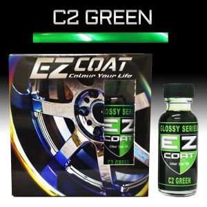 EZ Coat Green DIY COLOR Car Rim Chrome Part