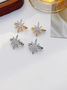 Not Piercing Modern Star Earphone Clip Stylish Earphone Cuff Women Earphone Suitable for Fashion Youthful Women