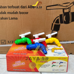 GROSIR 1 Box 12pcs Kran Air model Engkol 1/2 Inch ISCO / Keran Taman Tembok Plastik