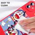 Hontinga Casing Case For Infinix Note 30 5G Note30 Pro 4G Case Cartoon Anime Doraemon Square Original Liquid Soft Silicone Edge Pattern Rubber Case Full Cover Camera Protection Cases Back Cover Phone Casing Softcase For Girls. 