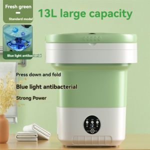 13L Fully automatic foldable washing machine washing and drying integrated special socks washing machine washing underwear machine portable washing machine Intelligent timing Blue light sterilization mini washing