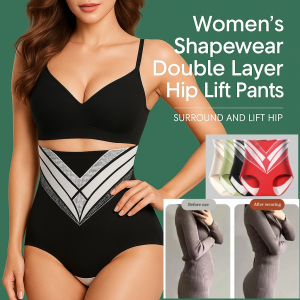 Antibacterial High Waist Shaping Tummy Tuck Pants Sculpted Peach Butt Seamless Double Layer Briefs Plus Size