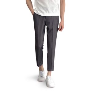 Kasual Celana Grey Ankle Classic Pants