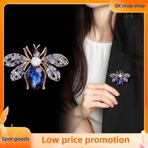✨QK shop✨ Fashion Retro Rhinestone Insect Bee Brooch For Women Clothing Coat Jewelry Accessries