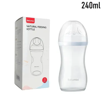 Sakumini Natural Feeding Bottle Botol Susu Bayi Wideneck Mirip Payudara BPA Free