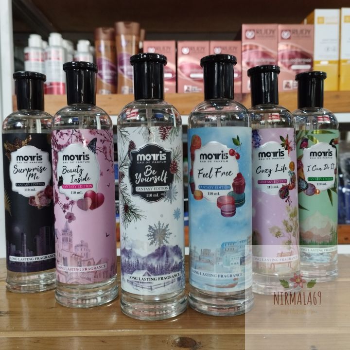 Morris EAU DE PARFUM FANTASY EDITION 110 mL/parfume wanita/parfum cowok  cewek tahan lama ori/pewangi badan/parfum wanita/parfume morris/parfum  morris