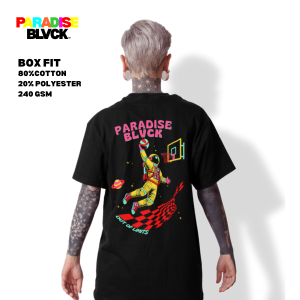 PARADISE BLVCK BOX FIT - Astro Slam Dunk Boxy T-Shirt