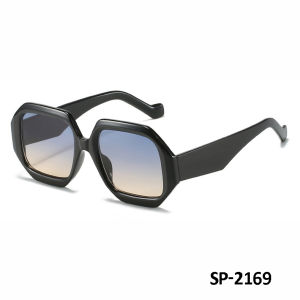 Mắt kính mát nam nữ đa giác gọng kính nhựa UV400 Jaliver Young SP - 2169