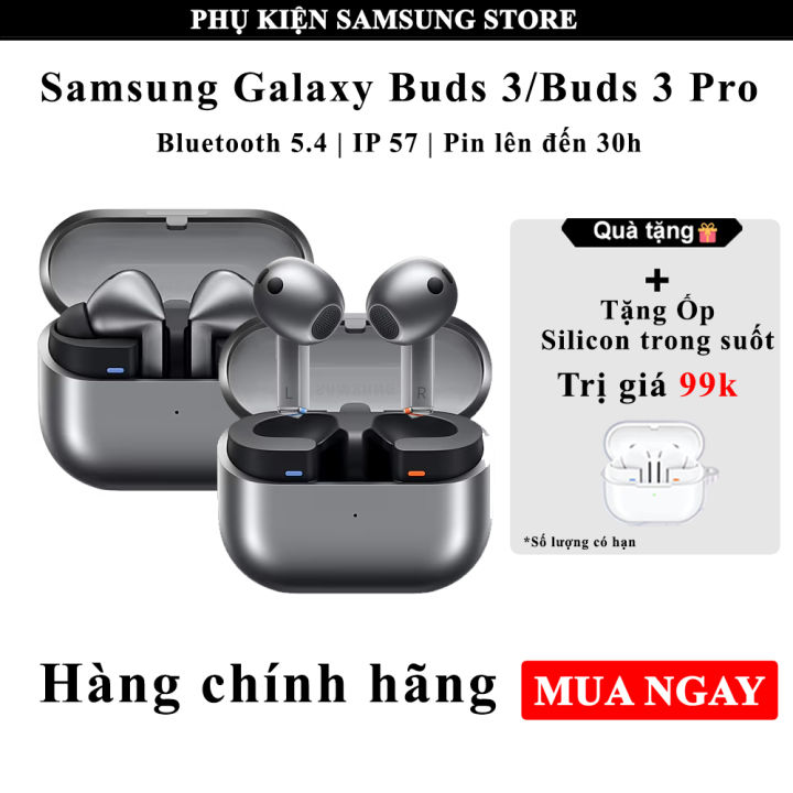 [Chính hãng] Tai nghe Bluetooth Samsung Galaxy Buds 3,Buds 3 Pro,Hàng chính hãng