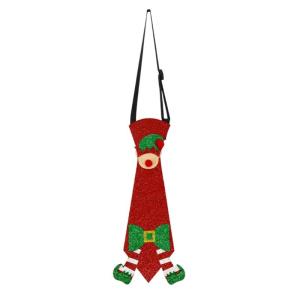 Christmas Theme Pre Tied Tie Felt Christmas Ties Santa Snowman Elk Elastic Rope Ties For Boys Girls Kids
