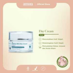 Amura Dermacare Brightening Day Cream - Menenangkan & Perawatan Kulit Mulus untuk Segala Tingkat Kombinasi/ Normal