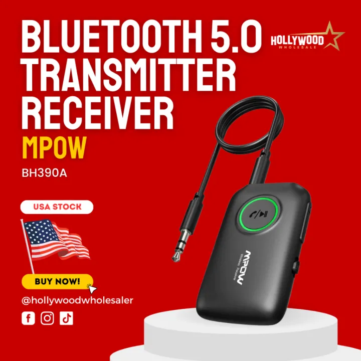 Mpow bh390a bluetooth transmitter receiver sale