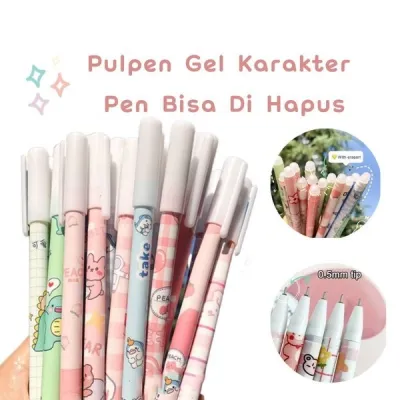 Pulpen Bisa Hapus Motif Karakter Lucu Pen Magic Bolpoin Bolpen Gel Erasable Alat Tulis Menulis Multifungsi Pena Ajaib Tinta Bisa Dihapus Erasable Ballpoint Gel Peralatan Sekolah Kantor Anak Aman