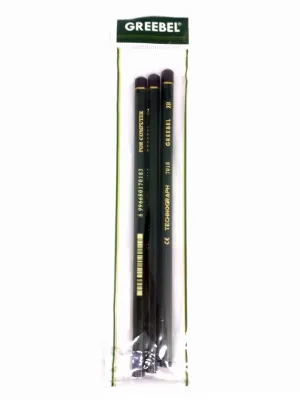 GREEBEL 7018 PENCIL 2B (3 PCS/SET) CRD