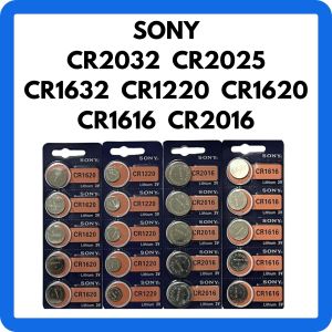 [SG] Sony CR2032 CR2025 CR1632 CR1220 CR1620 CR1616 CR2016 Button Cell Battery
