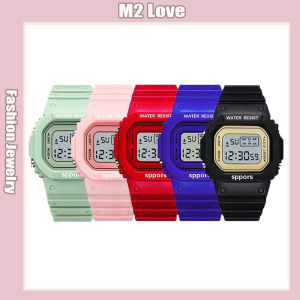 Watch Fashion Women Sports Waterproof Watch Silicone Watches LED Night Light