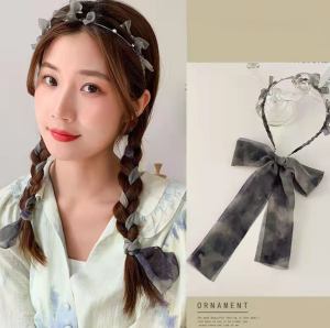 TP98.Luck ที่คาดผม ที่คาดผมแฟชั่น ที่คาดผมประดับมุก ที่คาดผมโบว์