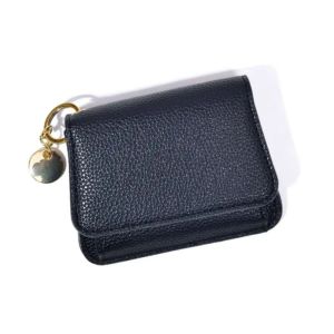 Vintage Solid Color Short Wallet  Womens Coin Purse Short Fashion Multifunctional Zipper Trifold Wallets