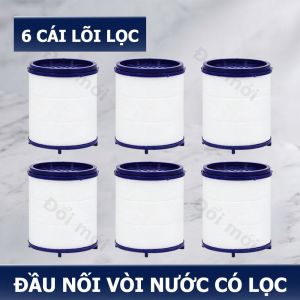 Đầu Lọc Vòi Bồn Rửa Bát Tăng Áp - Đầu Nối Vòi Nước Sinh Hoạt Khử Mùi Cặn Bẩn Lõi Lọc Lọc Sạch Nước Cửa Sổ Trong Suốt Dễ Lắp Đặt - Dùng Cho Vòi Rửa Mặt Bếp