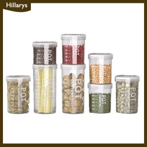 [Hillarys] Kitchen Grains Sealed Container Transparent Snack Storage Container Anti-Moisture Cereals And Grains Sealed Storage Barrel Box