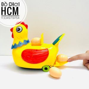 [NHIỀU MẪU] Đồ chơi trẻ em gà vàng/ vịt/ khủng long đẻ trứng dùng pin có đèn nhạc vui nhộn dành cho bé yêu động vật
