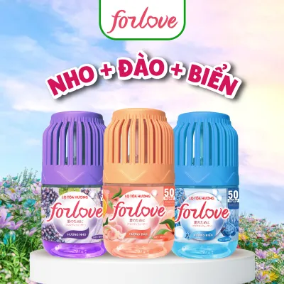 Lọ Tỏa Hương Forlove Tinh Dầu Thơm Mùi hương hoa quả dịu nhẹ kích thích não bộ thư giãn - MPS