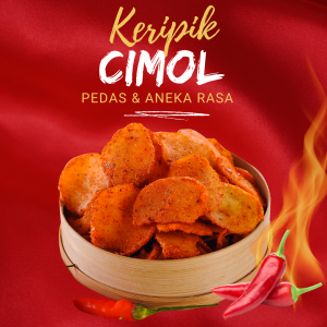 Keripik Cireng Pedas 1Kg Viral Morang Moreng - Cimol Kering / Moring Kiloan Aneka Rasa
