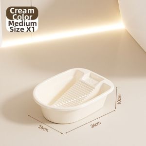 NOBLELYN 2IN1 Washboard Laundry Basin Large Capacity Thickened Laundry Tub All-in-one Non-Slip Underwear Cleaning Basin Hand Washing Clothes