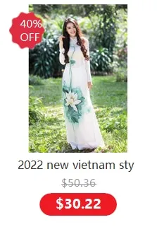 2023 New Vietnam Classic Traditional Ao Dai Elegant Chinese