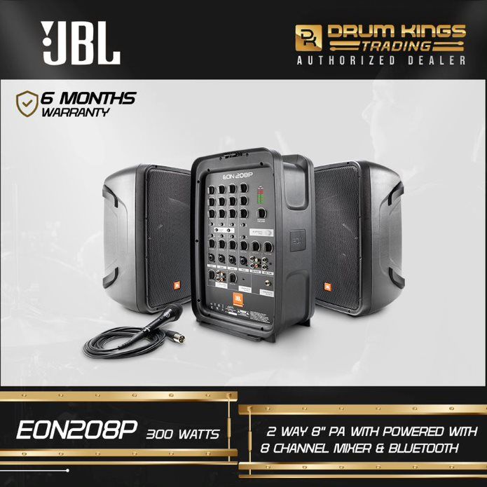 JBL EON208P 300-Watts Packaged 8\