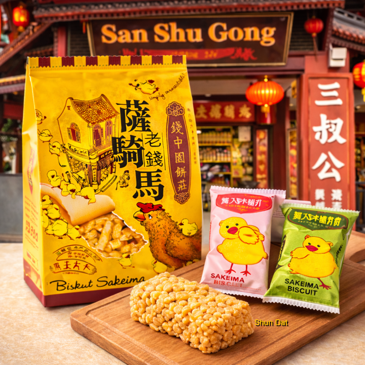San Shu Gong Lao Qian Sakeima Biscuit (Sakima) and Products 三叔公