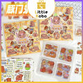 [Capybara] Hộp 100 Tấm Sticker Capybara Hình Dán Chuột Lang Nước Trang Trí Dễ Thương Đồ Chơi Trẻ Em. 